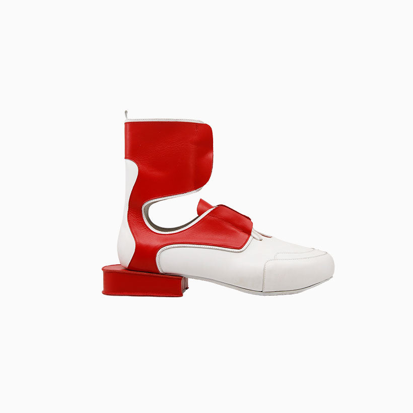 Sneaker Last & Red Flap Hybridity